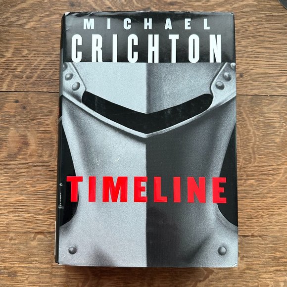 Michael Crichton Accents Large Print Hardcover Book Timeline By Michael Crichton Poshmark